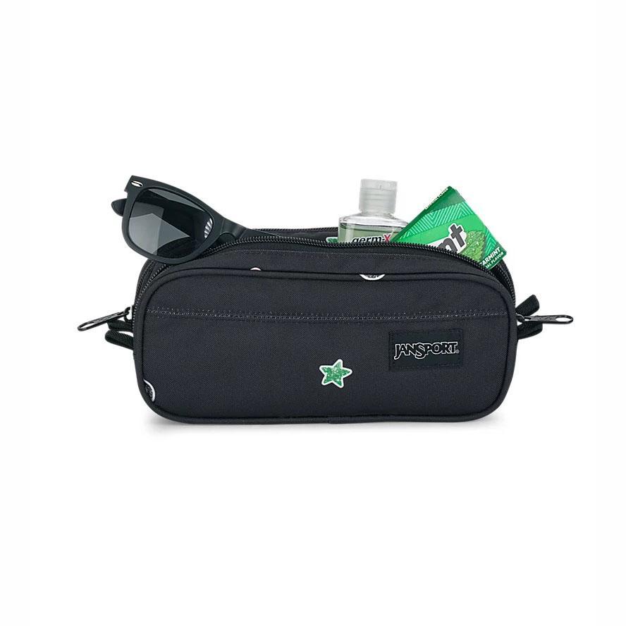 Black JanSport Large Accessory Pouch Pencil Cases | MY_JS407