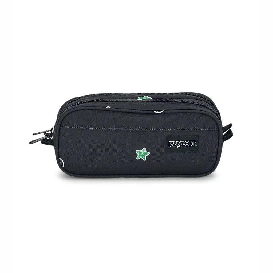 Black JanSport Large Accessory Pouch Pencil Cases | MY_JS407