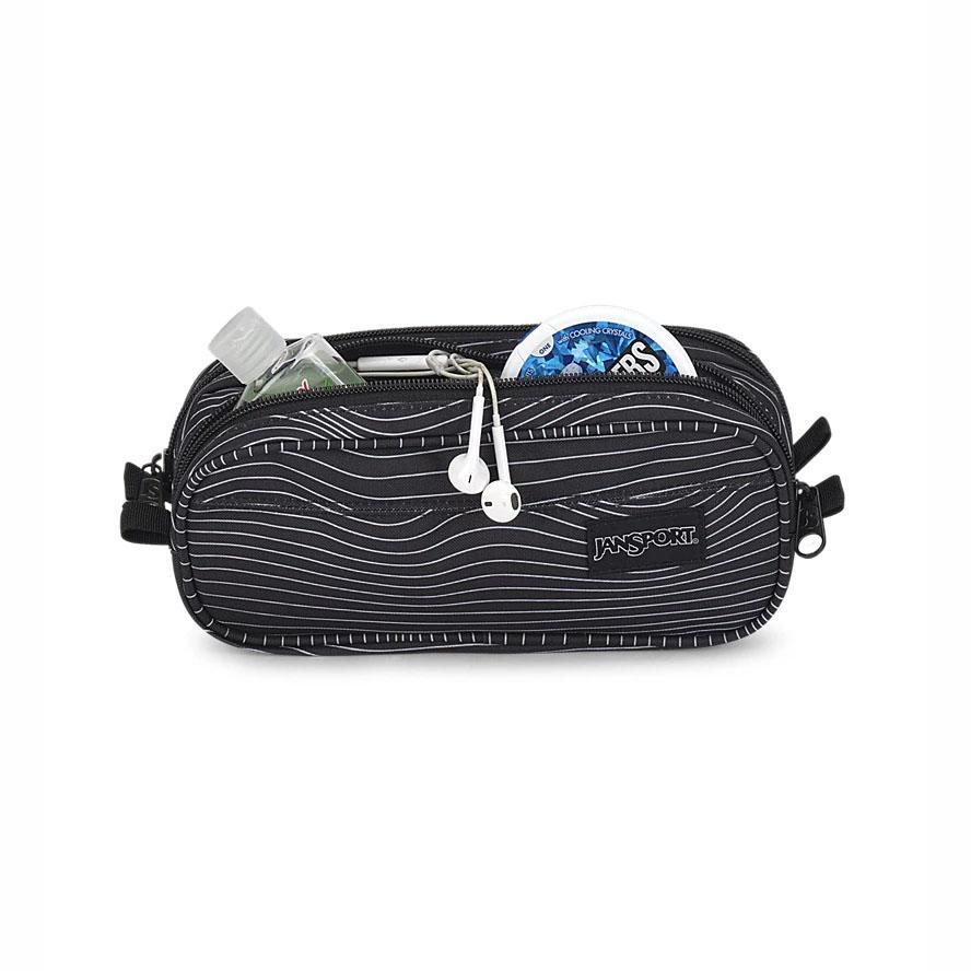 Black JanSport Large Accessory Pouch Pencil Cases | MY_JS479