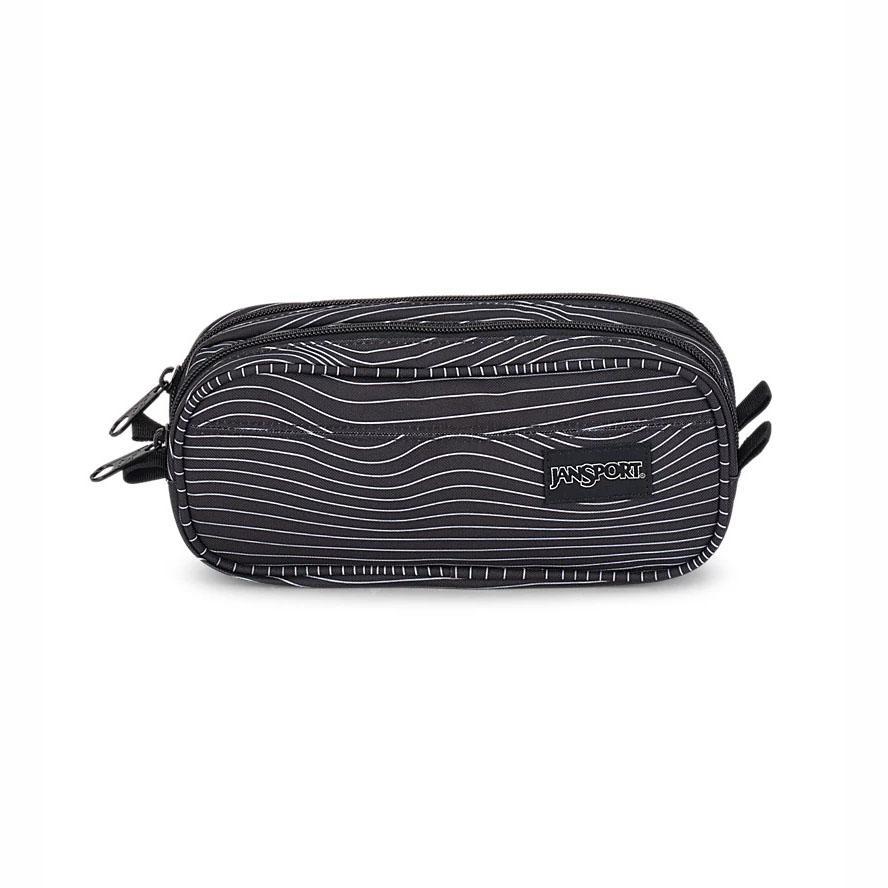 Black JanSport Large Accessory Pouch Pencil Cases | MY_JS479