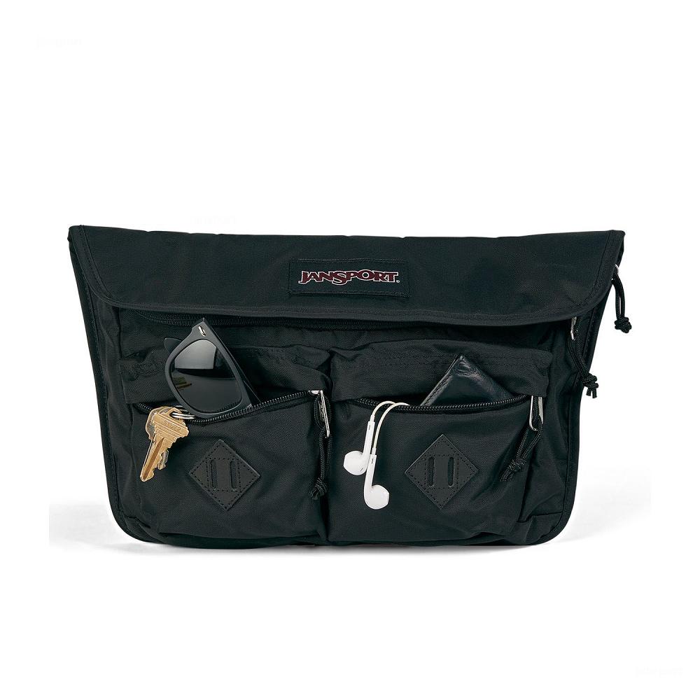 Black JanSport Larimer Crossbody Bags | MY_JS413
