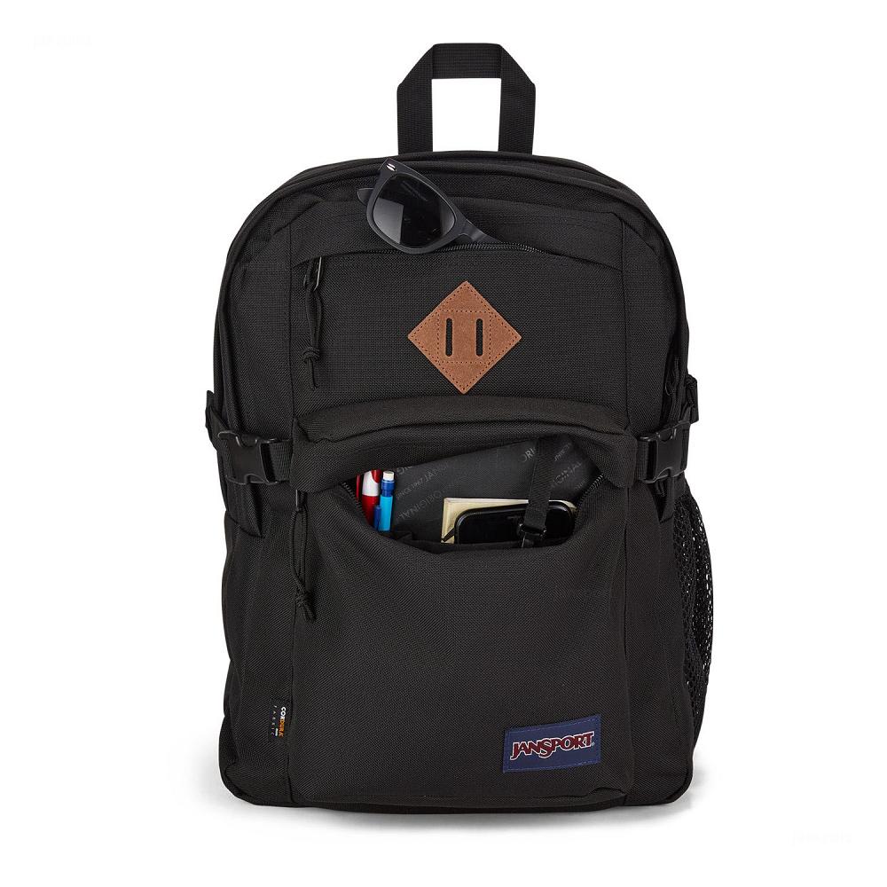 Black JanSport Main Campus FX Laptop Backpacks | MY_JS486