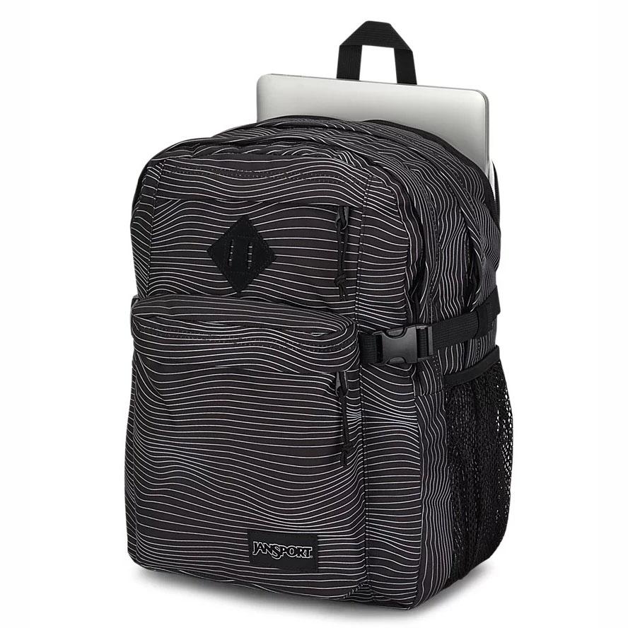 Black JanSport Main Campus Laptop Backpacks | MY_JS19B