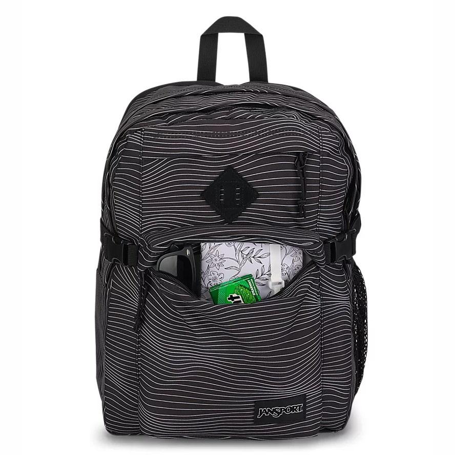Black JanSport Main Campus Laptop Backpacks | MY_JS19B