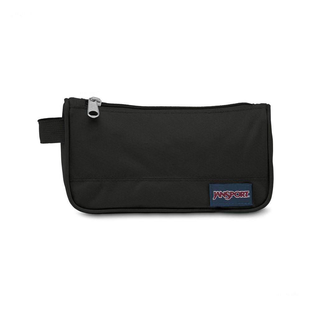 Black JanSport Medium Accessory Pouch Pencil Cases | MY_JS111