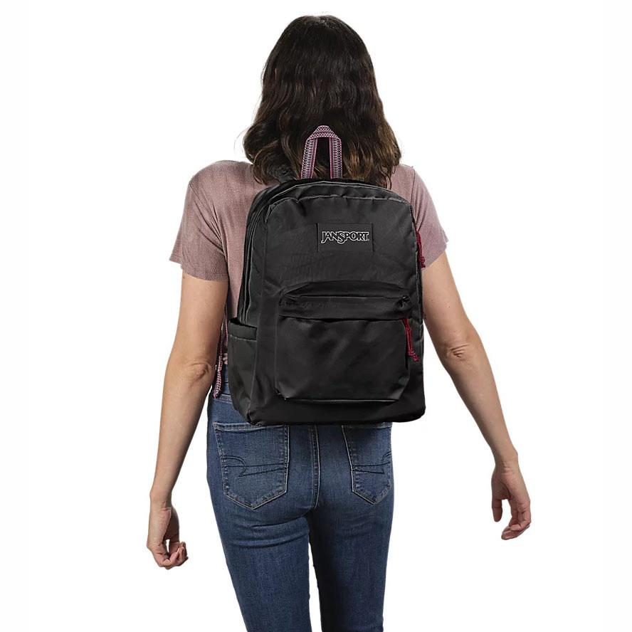 Black JanSport Restore Pack Laptop Backpacks | MY_JS311