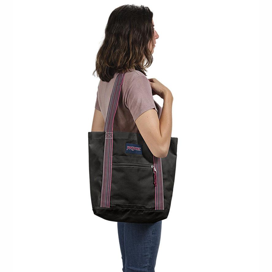 Black JanSport Restore Tote Tote Bags | MY_JS344