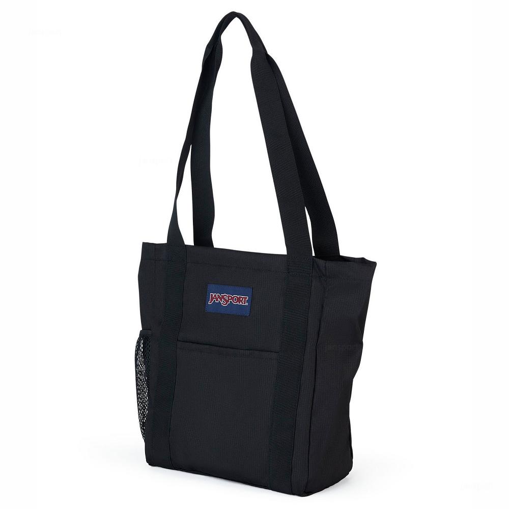 Black JanSport SHOPPER TOTE X BAG Tote Bags | MY_JS544