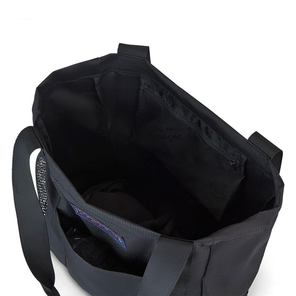Black JanSport SHOPPER TOTE X BAG Tote Bags | MY_JS544