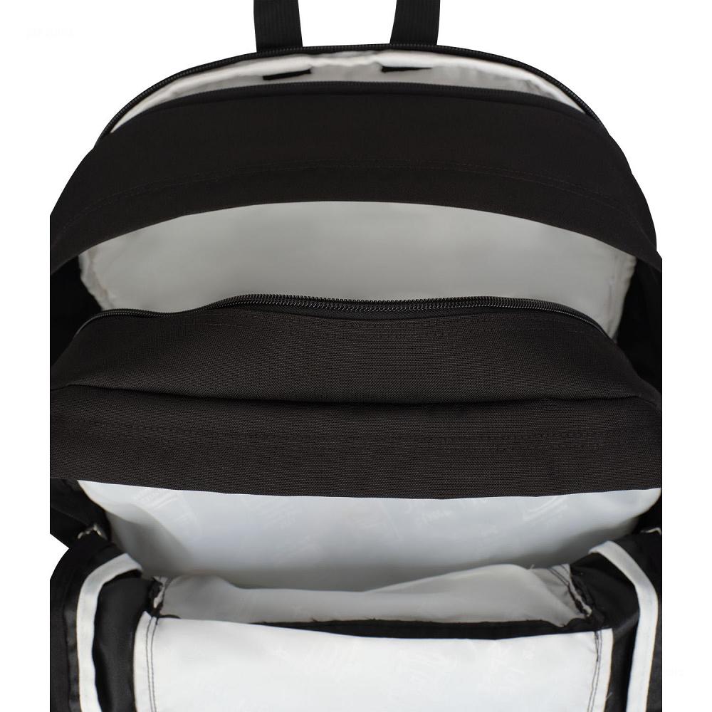 Black JanSport SUEDE CAMPUS Laptop Backpacks | MY_JS585