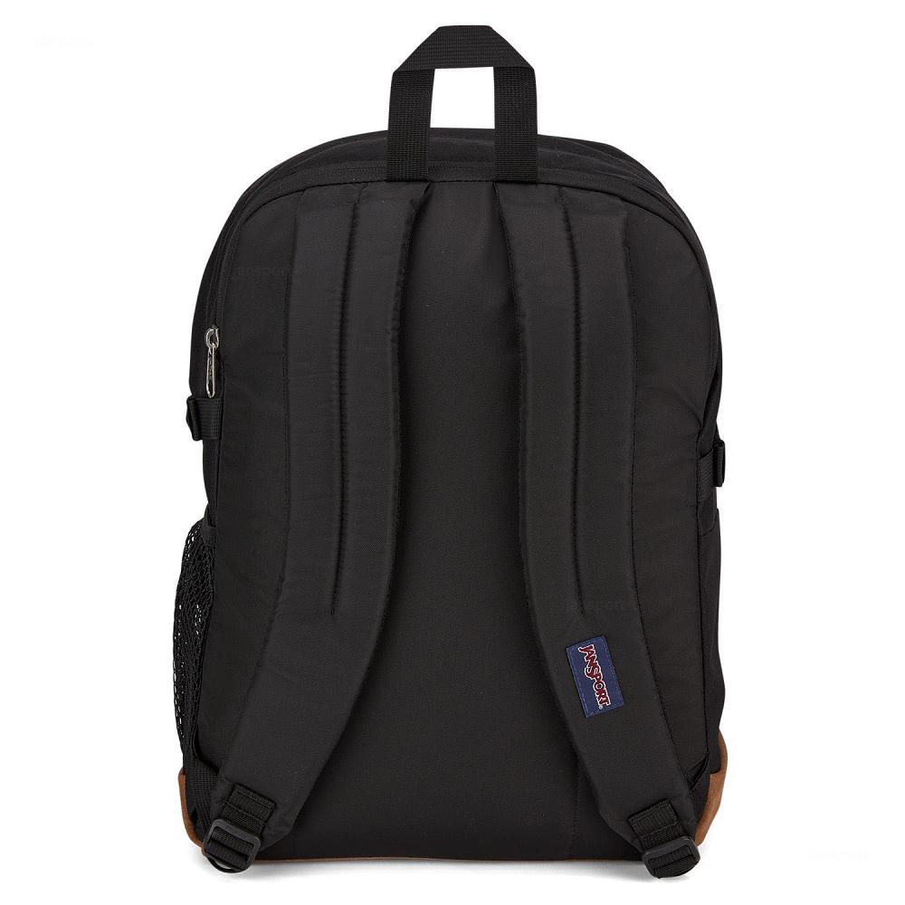 Black JanSport SUEDE CAMPUS Laptop Backpacks | MY_JS585