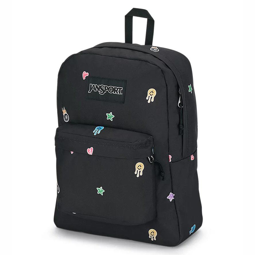 Black JanSport SuperBreak® Plus School Backpacks | MY_JS028