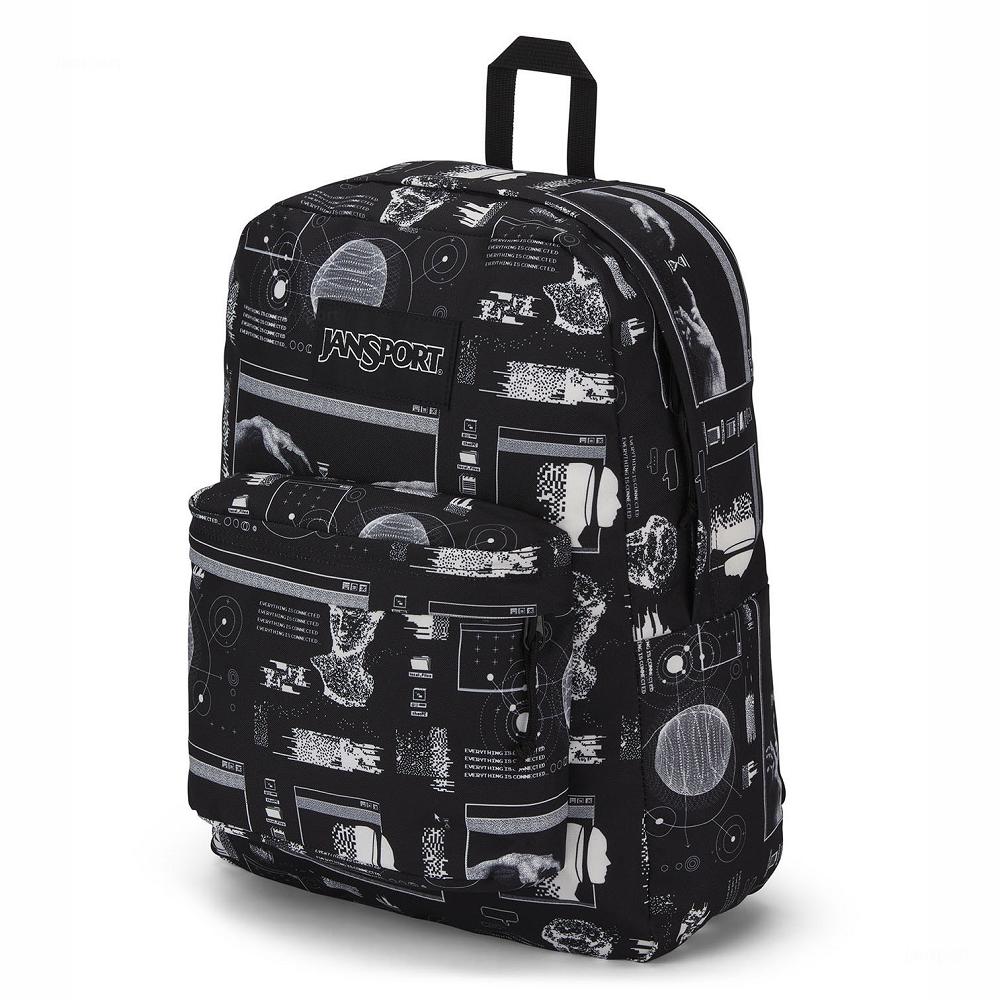 Black JanSport SuperBreak® Plus School Backpacks | MY_JS048