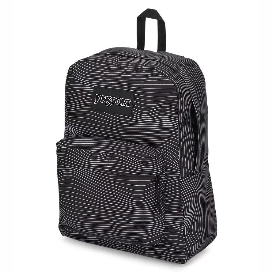 Black JanSport SuperBreak® Plus School Backpacks | MY_JS064