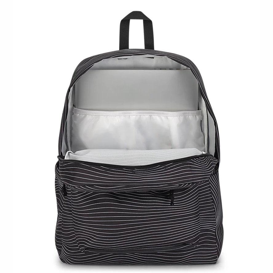 Black JanSport SuperBreak® Plus School Backpacks | MY_JS064