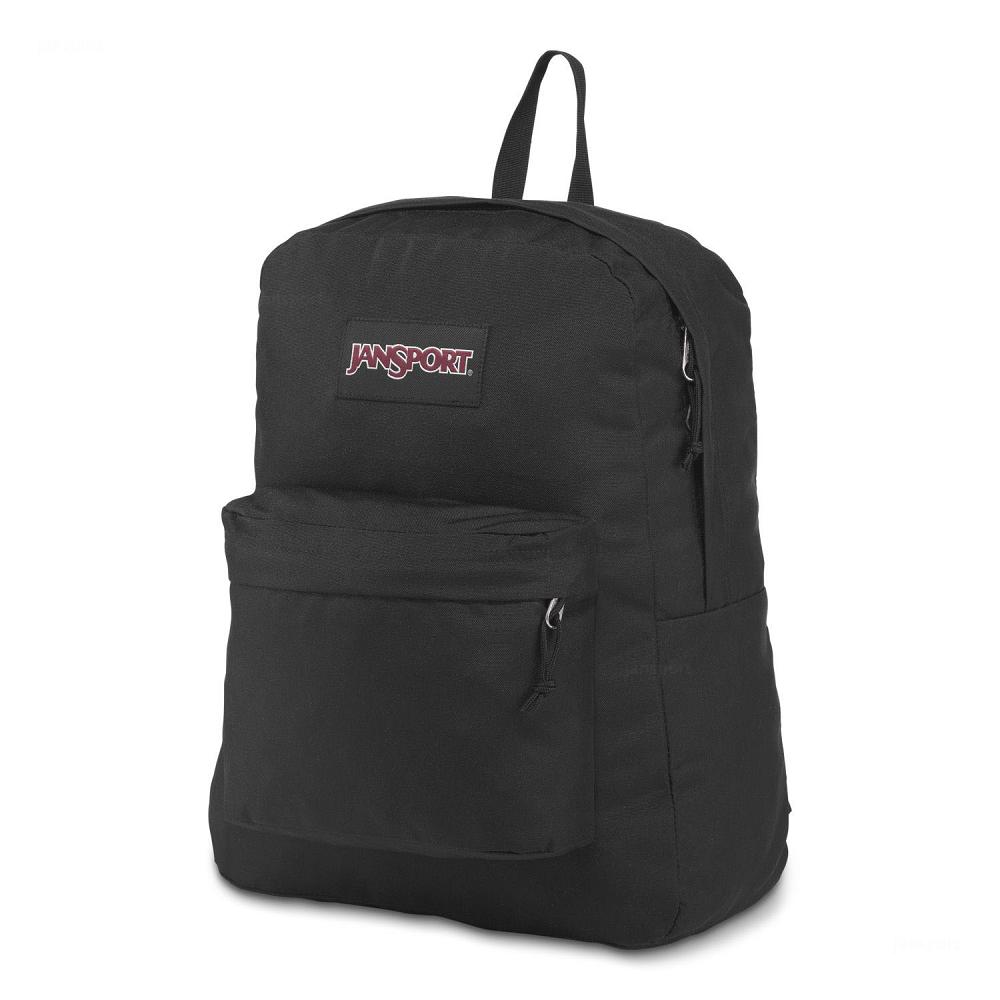 Black JanSport SuperBreak® Plus School Backpacks | MY_JS262