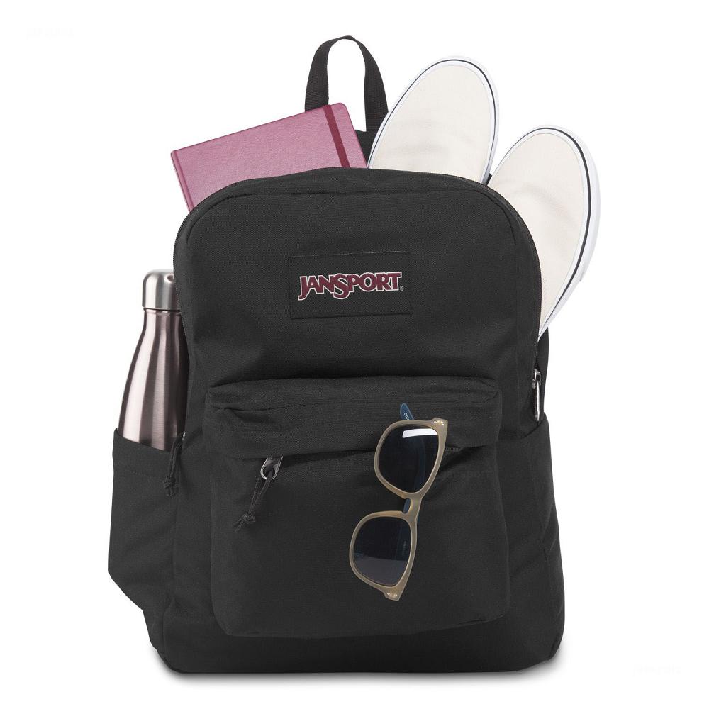 Black JanSport SuperBreak® Plus School Backpacks | MY_JS262