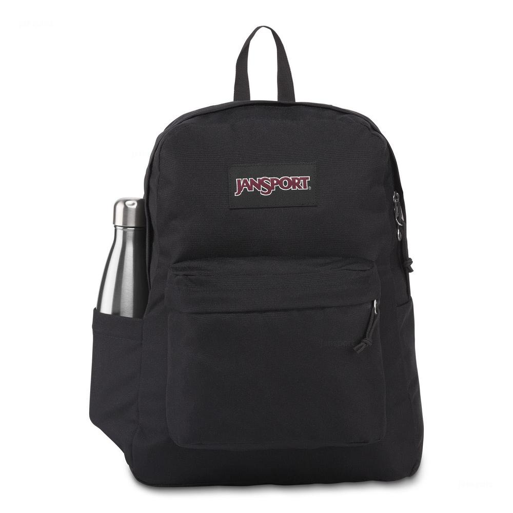 Black JanSport SuperBreak® Plus School Backpacks | MY_JS262
