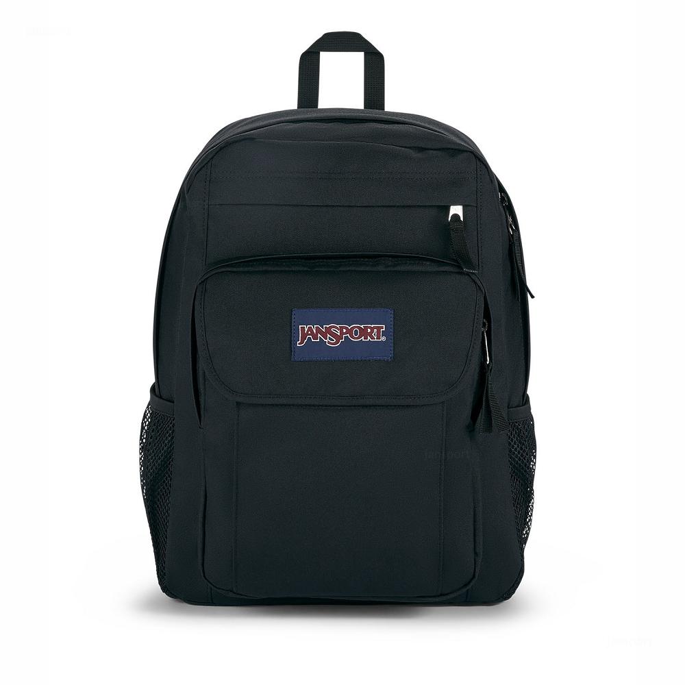 Black JanSport UNION PACK Laptop Backpacks | MY_JS424