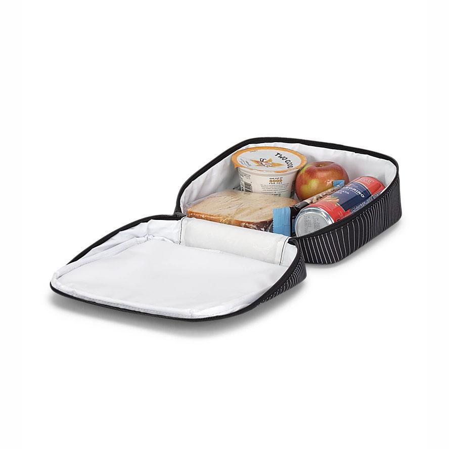 Black / White JanSport LUNCH BREAK Lunch Bags | MY_JS347