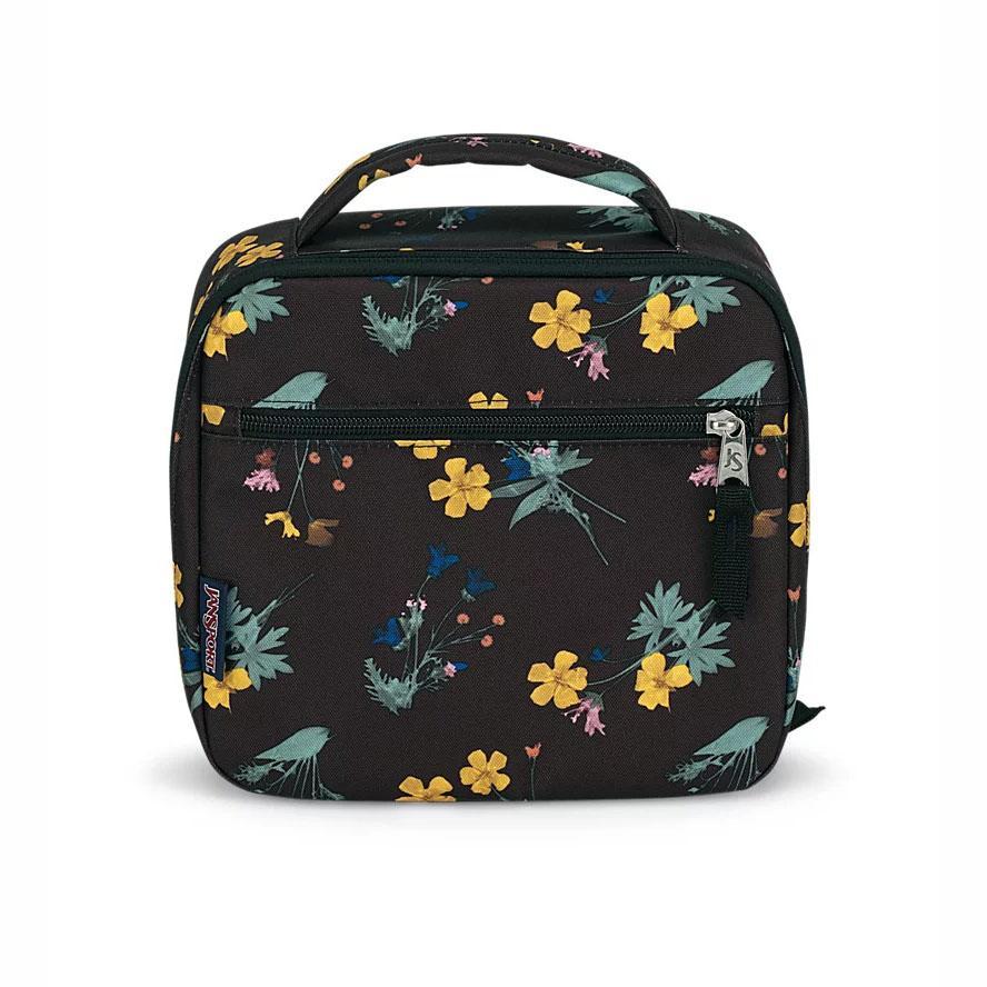 Black / Yellow JanSport LUNCH BREAK Lunch Bags | MY_JS191