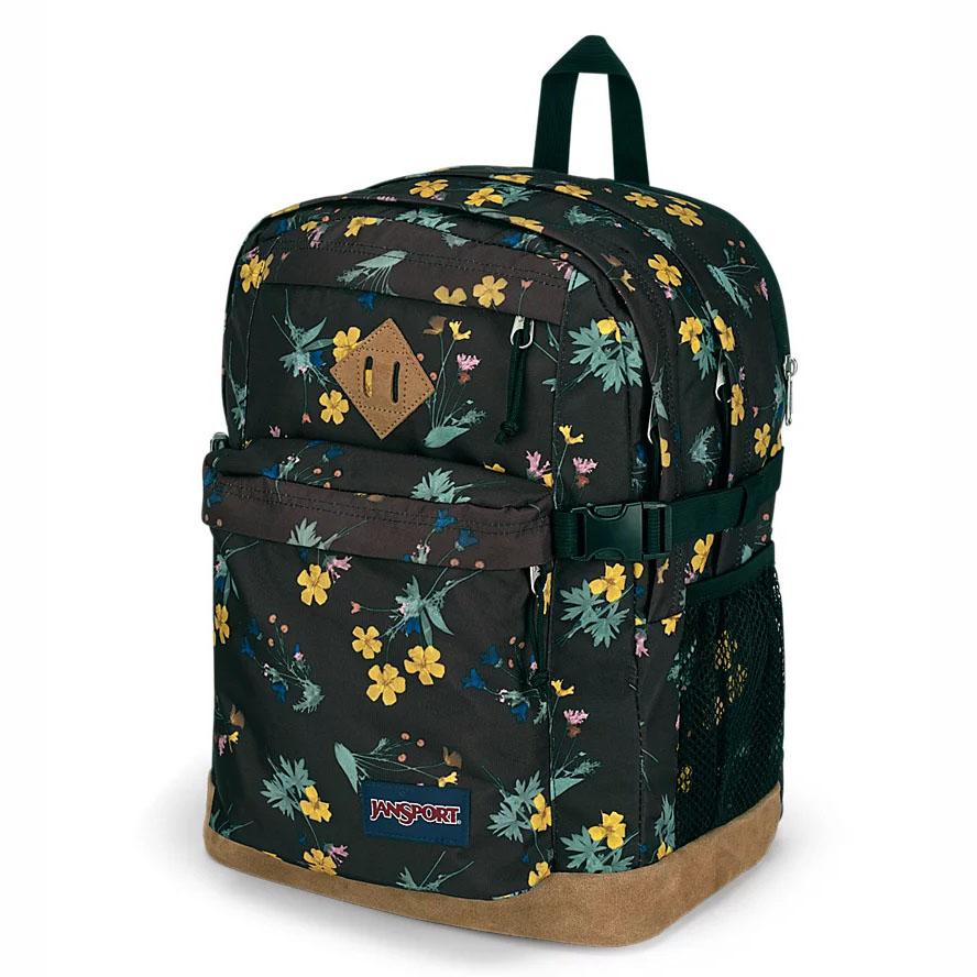 Black / Yellow JanSport SUEDE CAMPUS Laptop Backpacks | MY_JS156