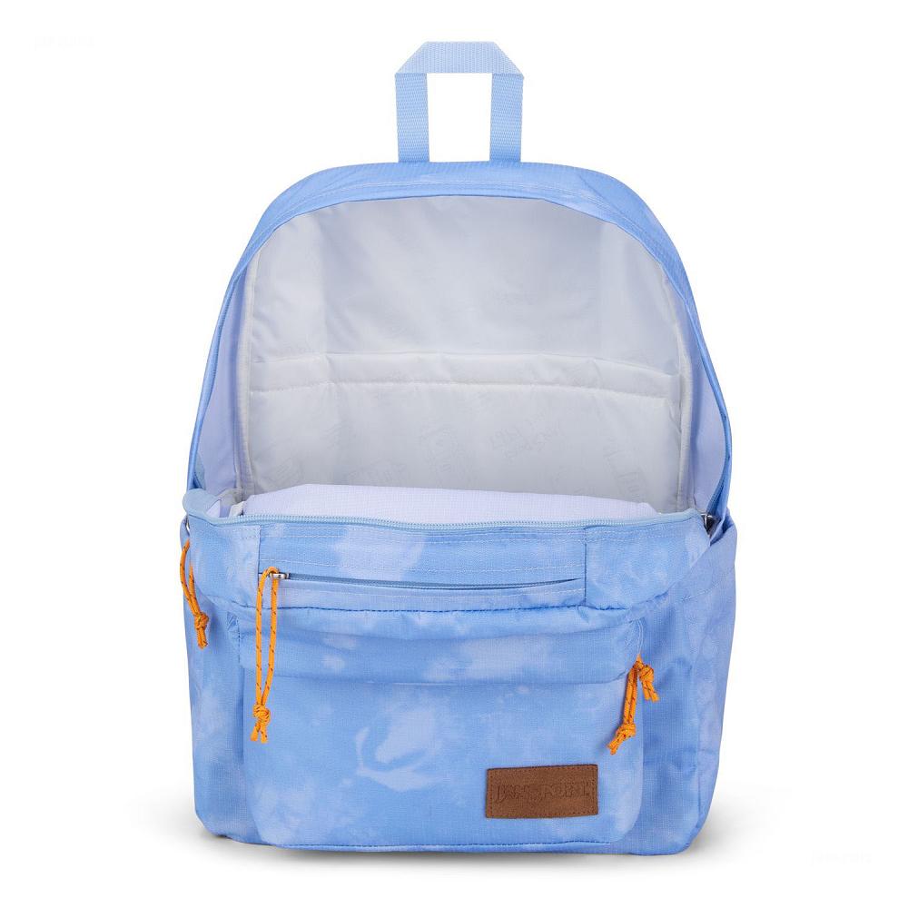 Blue JanSport Double Break Laptop Backpacks | MY_JS253
