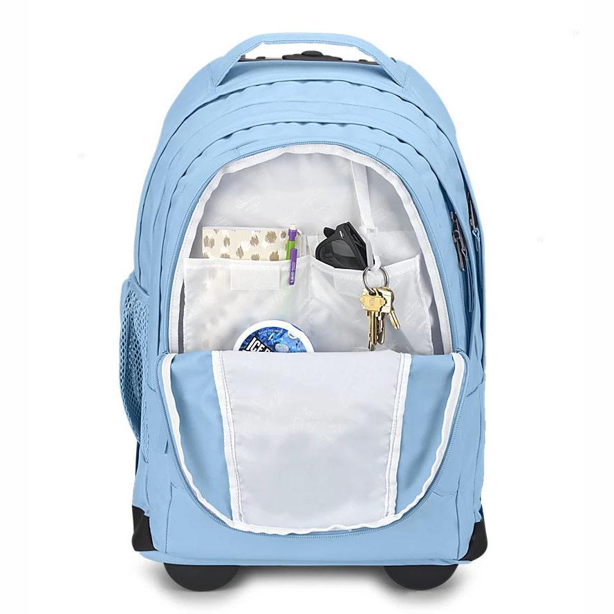 Blue JanSport Driver 8 Rolling Laptop Backpacks | MY_JS333