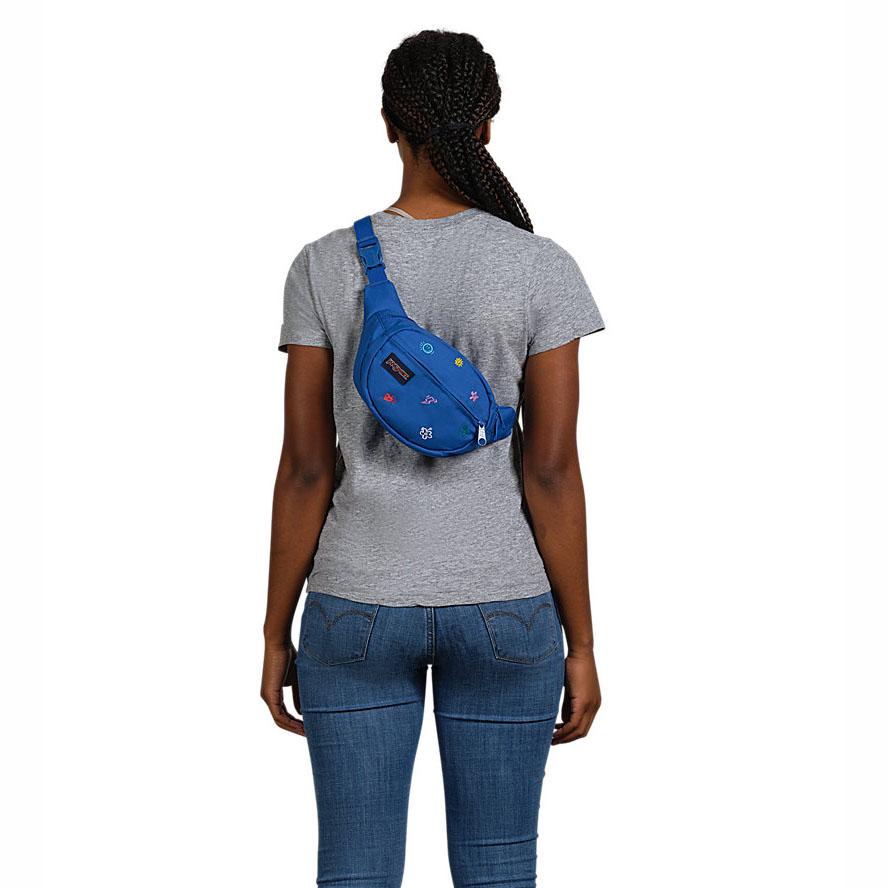 Blue JanSport Fifth Avenue Fanny Packs | MY_JS488