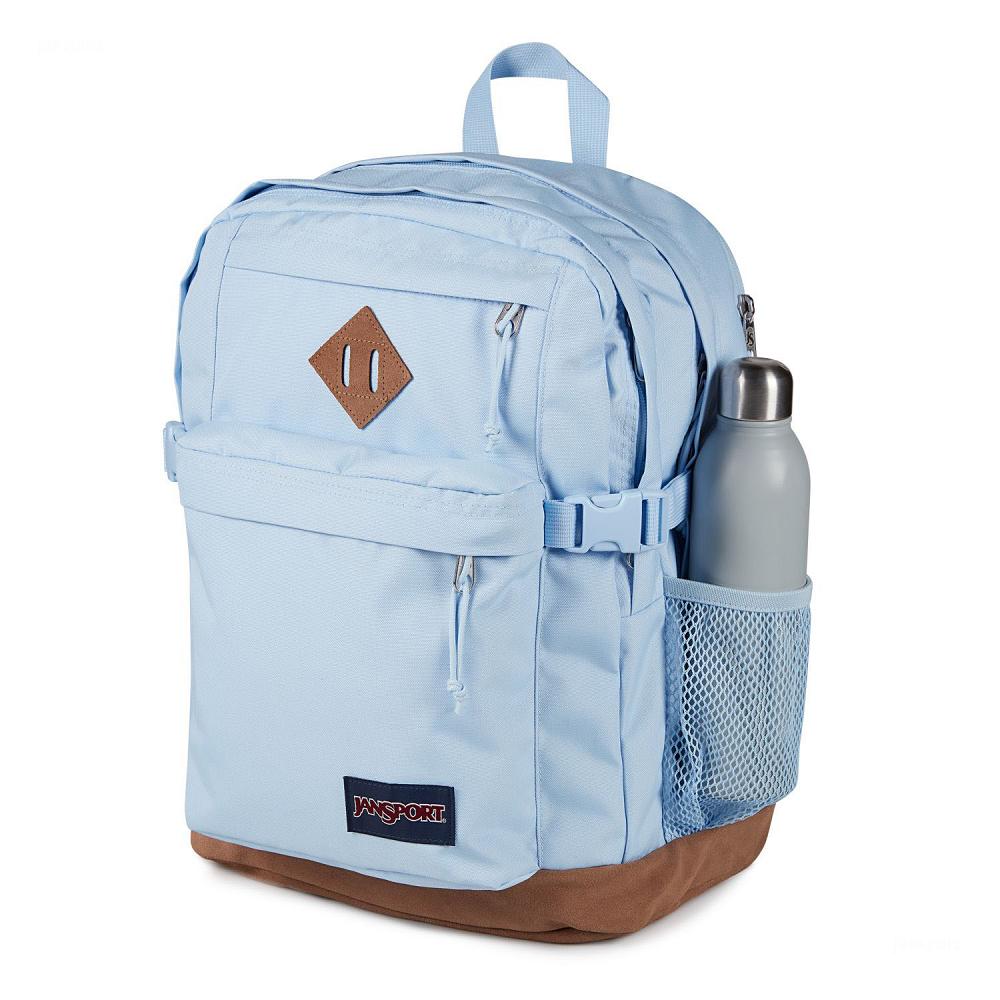 Blue JanSport SUEDE CAMPUS Laptop Backpacks | MY_JS320