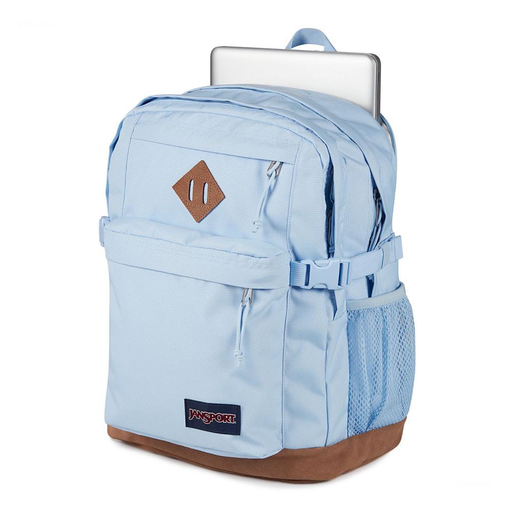 Blue JanSport SUEDE CAMPUS Laptop Backpacks | MY_JS320