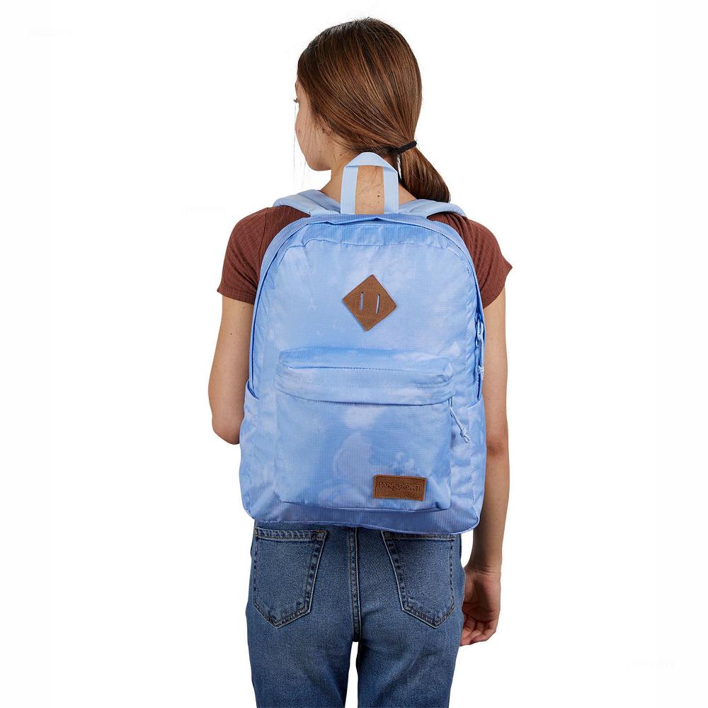 Blue JanSport SUPERBREAK PLUS FX Laptop Backpacks | MY_JS153