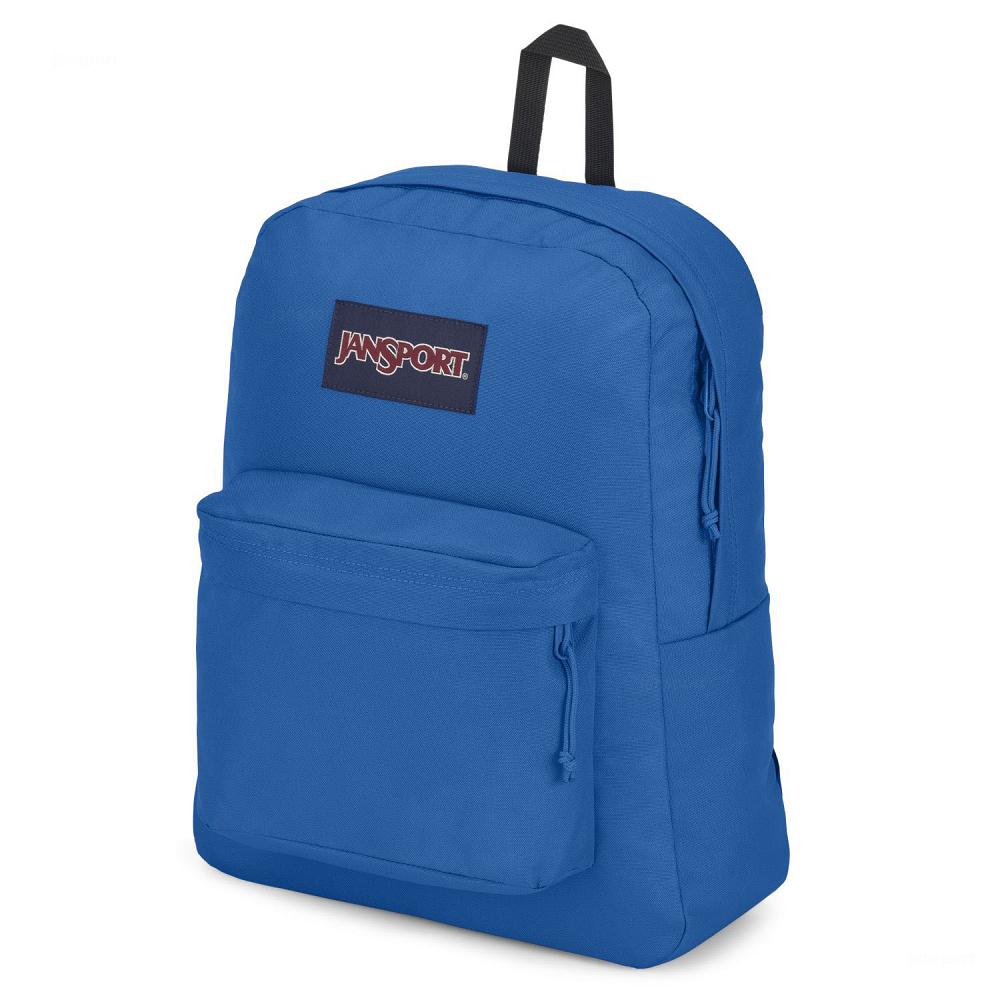 Blue JanSport SuperBreak® Plus School Backpacks | MY_JS13B