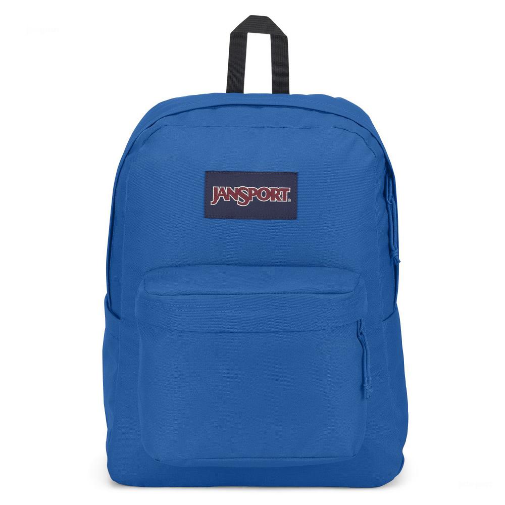 Blue JanSport SuperBreak® Plus School Backpacks | MY_JS13B
