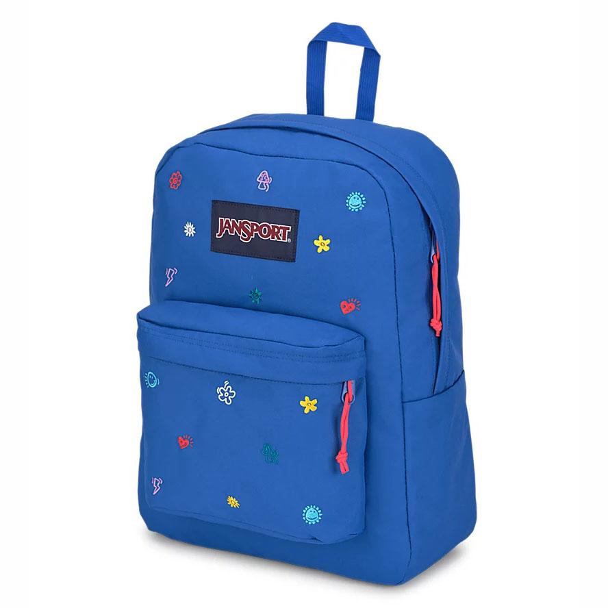 Blue JanSport SuperBreak® Plus School Backpacks | MY_JS270