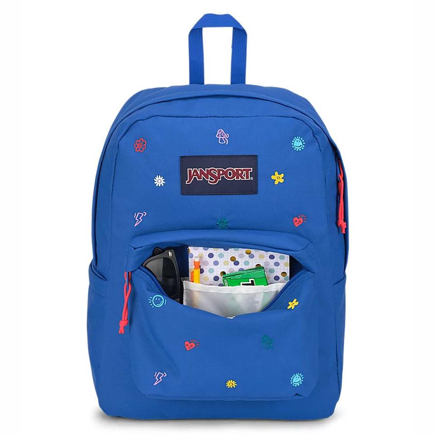 Blue JanSport SuperBreak® Plus School Backpacks | MY_JS270