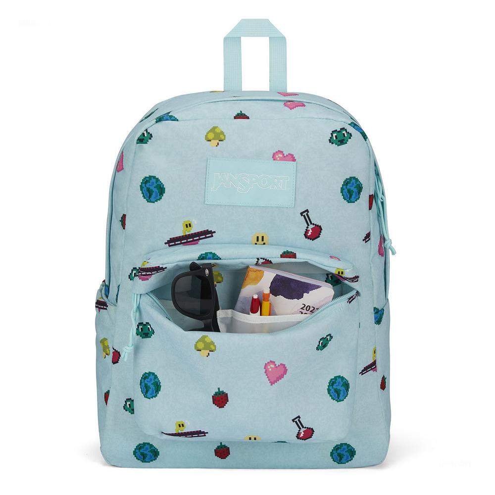Blue JanSport SuperBreak® School Backpacks | MY_JS559