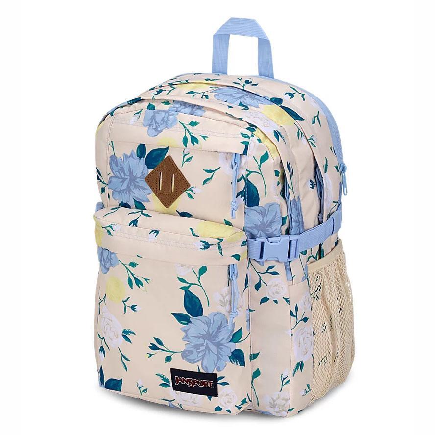 Blue / Yellow JanSport Main Campus School Backpacks | MY_JS298