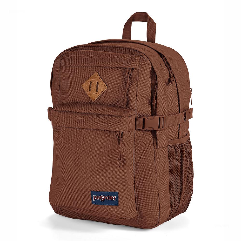 Brown JanSport Main Campus FX Laptop Backpacks | MY_JS12B