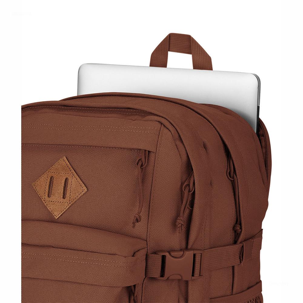 Brown JanSport Main Campus FX Laptop Backpacks | MY_JS12B