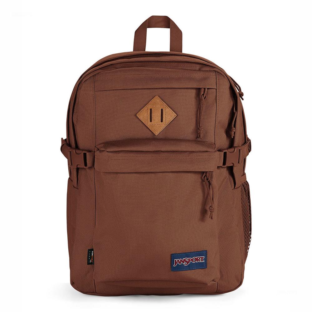 Brown JanSport Main Campus FX Laptop Backpacks | MY_JS12B