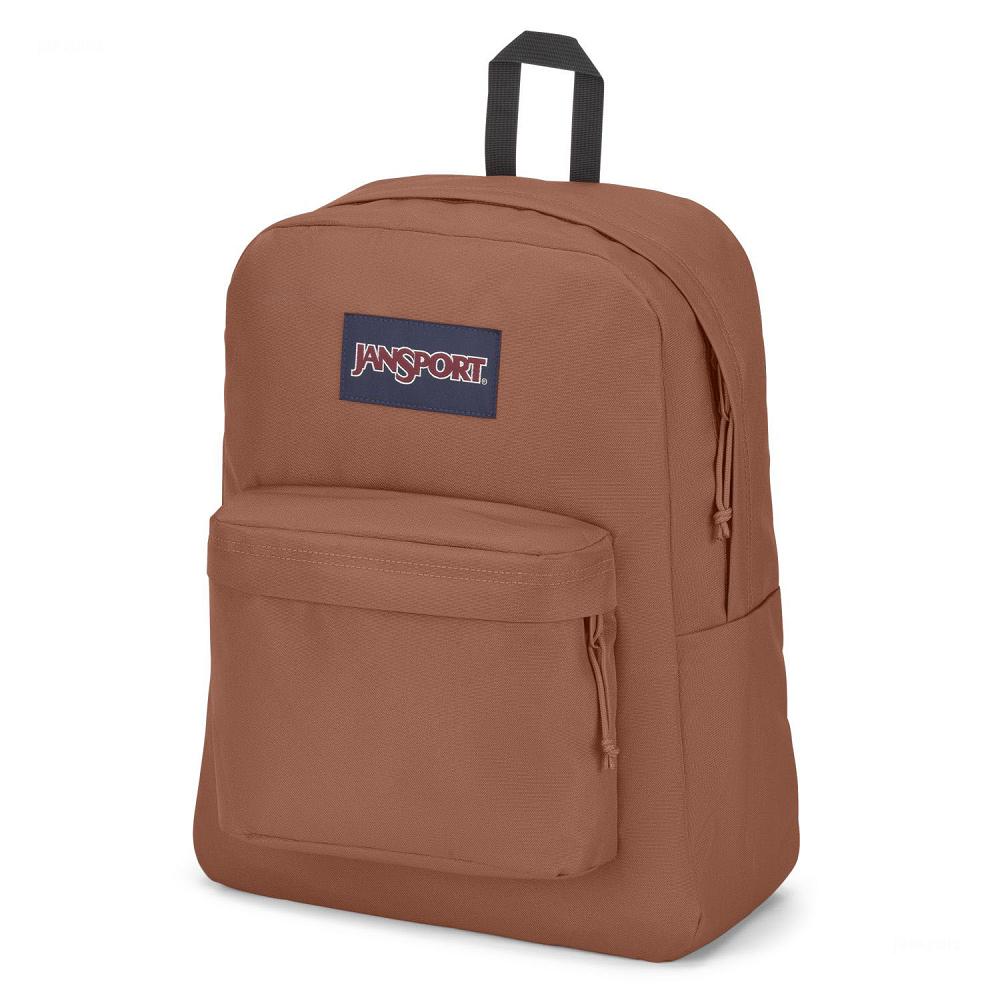 Brown JanSport SuperBreak® Plus School Backpacks | MY_JS303