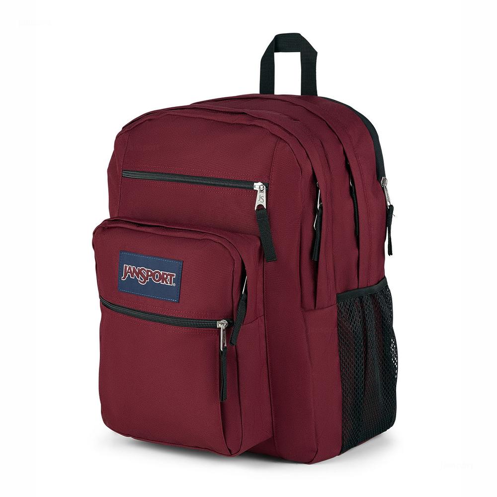 Burgundy JanSport BIG STUDENT Laptop Backpacks | MY_JS384