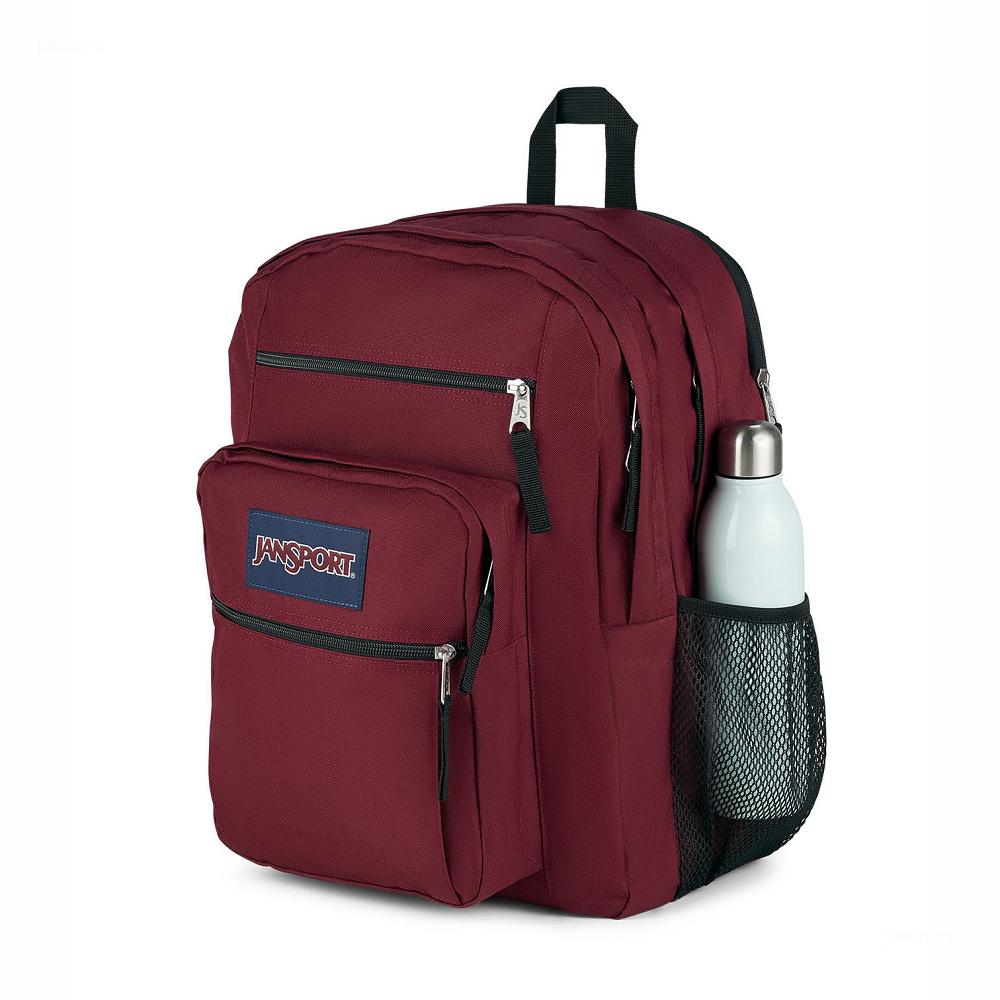 Burgundy JanSport BIG STUDENT Laptop Backpacks | MY_JS384