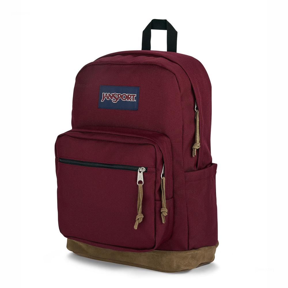 Burgundy JanSport Right Pack Laptop Backpacks | MY_JS584