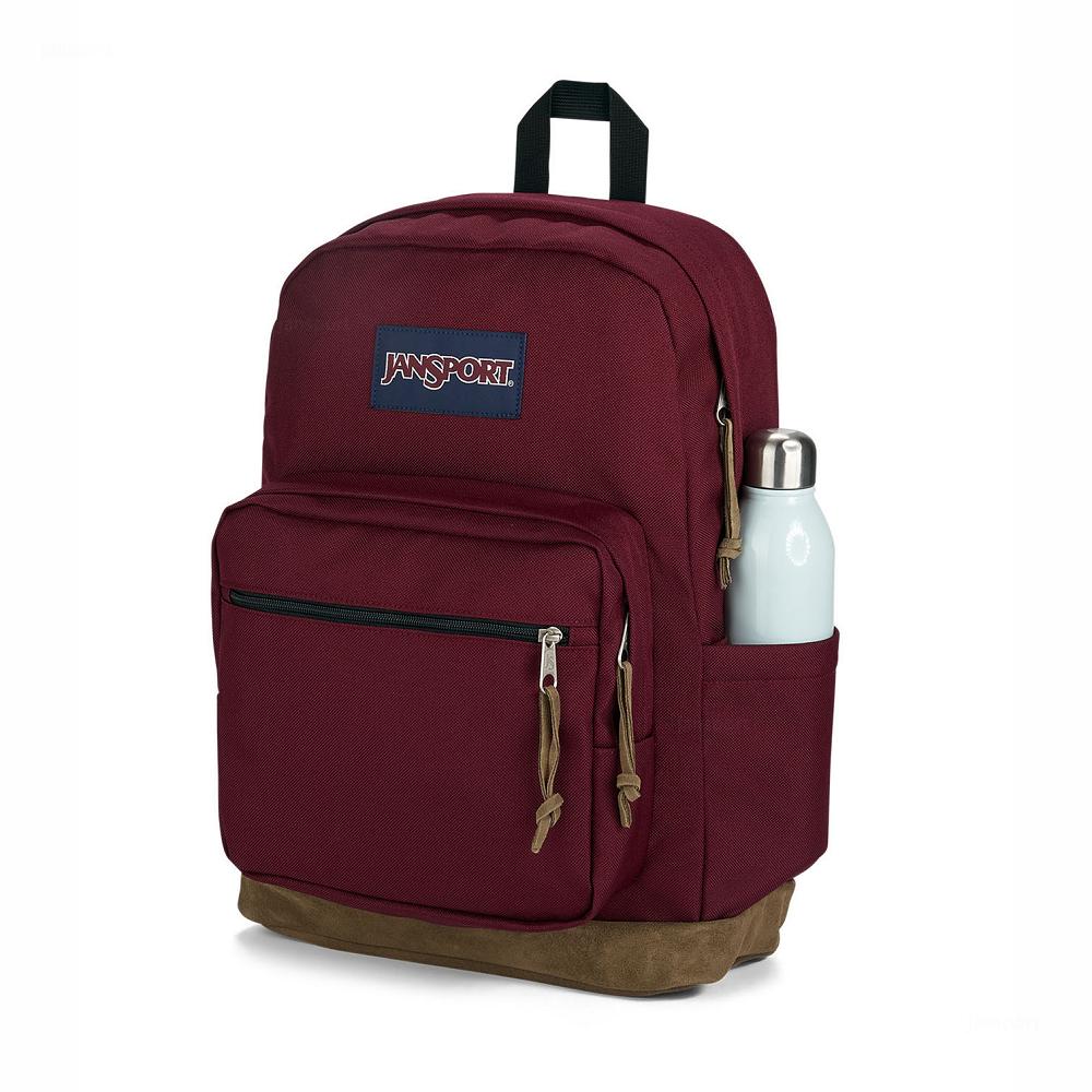 Burgundy JanSport Right Pack Laptop Backpacks | MY_JS584