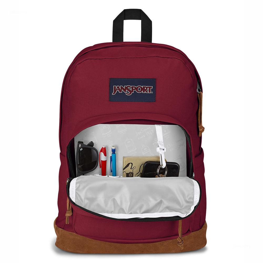 Burgundy JanSport Right Pack Laptop Backpacks | MY_JS584