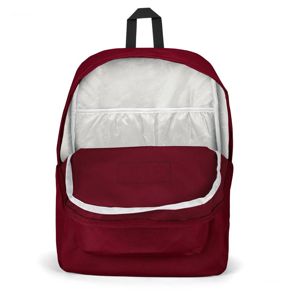 Burgundy JanSport SuperBreak® Plus School Backpacks | MY_JS364