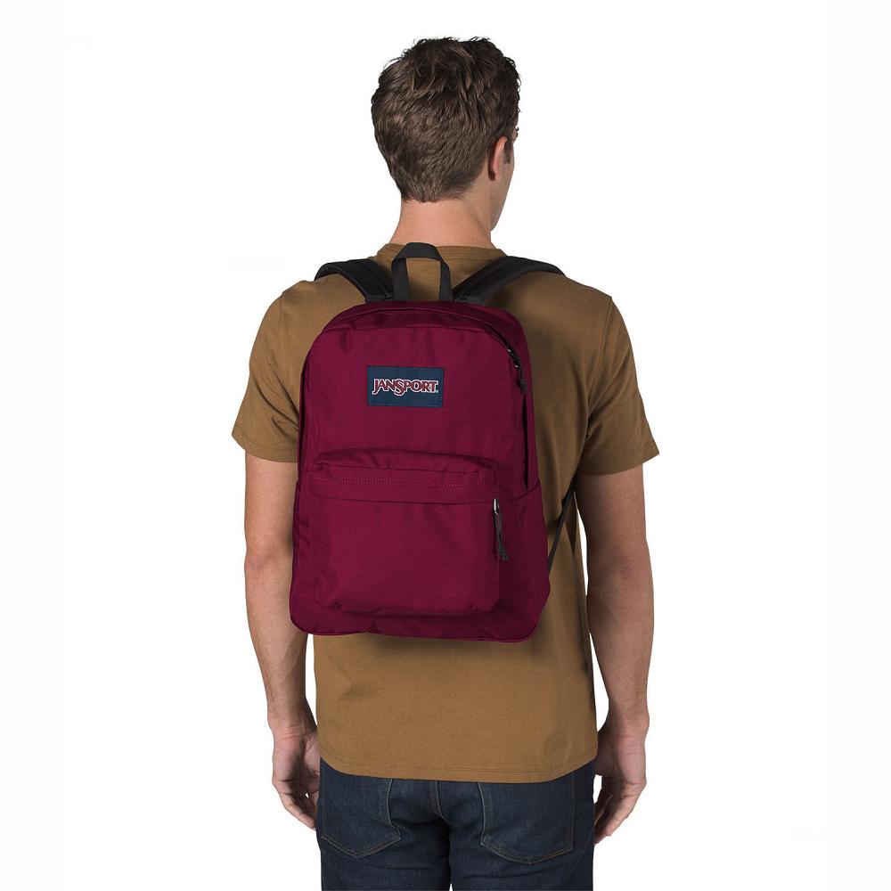 Burgundy JanSport SuperBreak® School Backpacks | MY_JS425