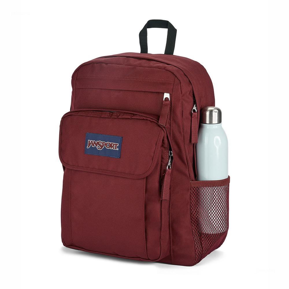 Burgundy JanSport UNION PACK Laptop Backpacks | MY_JS031
